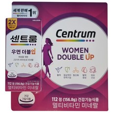 센트룸 멀티 비타민 우먼 더블업, 112정, 1개