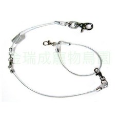 金瑞成鳥園 外出繩 台灣製 可站台/外出/自行車用 安全輕巧咬不斷, 1個