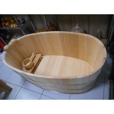 台灣檜木3尺泡澡桶附聞香豪華組, 1個