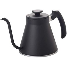 HARIO 하리오 V60 드립 케틀 피트 가스 불·IH 대응 실용 800ml 매트 블랙 일본제 선물 선물・선물에도 VKF-120-MB, 상세페이지 참조, 1개, 1ml