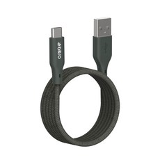 bitro USB-A to Type-C 編織充電線 1.2M/2M 適用安卓蘋果手機 行動電源 台灣製造, 200cm, 松煙灰, 1個