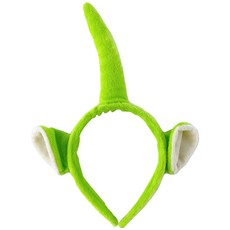 아이템팡 동물 머리띠 놀이동산 파티 운동회 생일 놀이공원, 안테나-연두