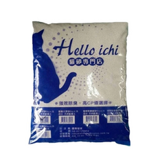 國際貓家 HELLO ICHI 貓砂 球砂 礦砂 低粉塵 強力除臭, 1個, 單包, 10L, 凝結-小球砂