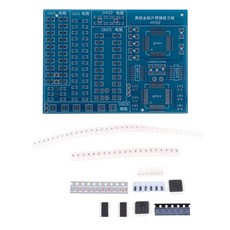 SMD는 SMD는 시작 보드 플레이판 DIY 키트 다이오드 저항을 위한 SMD 키트 다이오드 저항, 1A41137_GYN, Blue, 1세트