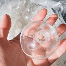 6CM DIY 고무공 말랑이 왁뿌볼 수리키트, 1개, 10g, 투명