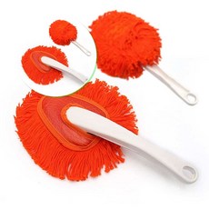 쌍문상회 미니더스터 오렌지색 미니더스트 자동차용 더스터 정일JI535 먼지털이개 먼지떨이개 미니맙 40872EA, 본상품