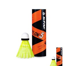 더아이 스타 나일론 셔틀콕 5P 학교체육 베드민턴공 배드민턴공