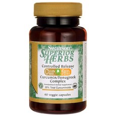 SWANSON 斯旺森 薑黃素葫蘆巴素食膠囊, 60顆, 1罐