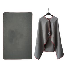 비치 가운 극세사 워터파크 서핑 다이빙 타월 수영복 물놀이 비치 타올, 1개