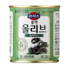 동서 리치스 슬라이스 블랙 올리브, 200g, 36개