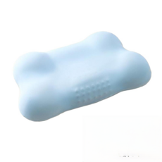 兒童雲朵護脊枕 記憶棉 1-6歲 四季通用, 暮天藍 - 冰涼絲 - 小號 46x27.5x6cm