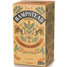 Hampstead 檸檬薑茶, 20入, 1盒