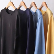 데일리 라운드 긴팔 니트 302I237S 빅사이즈 여성