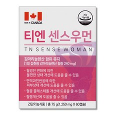 티엔 센스우먼 여성갱년기 PMS 감마리놀렌산 포뮬러 60캡슐, 1개, 60회분