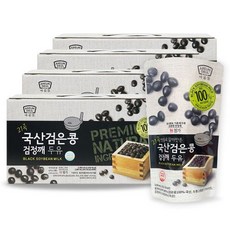 아름뜰 맷돌로 갈아만든 국산검은콩 검정깨두유, 180ml, 80개