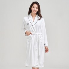 이라인 퓨어 여성 호텔 롱가운 화이트, 1개