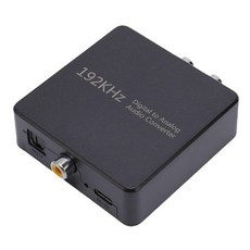 YWBLWH 디지털 광학 아날로그 오디오 변환기 TV 스피커 파워 앰프 DVD 사운드바 동축 SPDIF 35mm 스테레오 AV 인터페이스 좌우