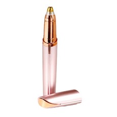 FLAWLZBSS 電動修眉器 女士自動修眉刀, 玫瑰金升級版, 充電款 送替換刀頭和充電線