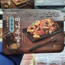 피코크 장충동 미니족발, 종이박스포장, 1개, 300g