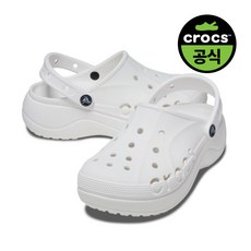 크록스 여성 BAYA PLATFORM CLOG WT (26SWCL208186) _