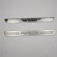 푸조 파트너 MK2 티피 케이스 콤비스페이스 2008-2019 자동차 액세서리 문짝 씰 스커프 플레이트 트림 페달, 한개옵션0, 한개옵션0