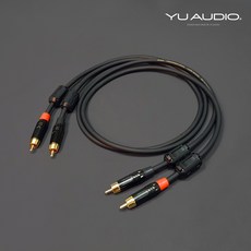 YU AUDIO 雙RCA轉雙蓮花頭音響連接線, 1個, 1米, 1米