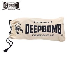 古川小夫 DEEPBOMB長型拳套收納袋，專業運動裝備保護，透氣便攜設計, 1個, Beige