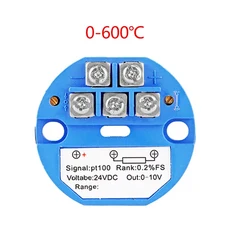 24V PT100 온도 트랜스미터 센서 모듈 열 저항 4 20mA, 05 0 600 degree