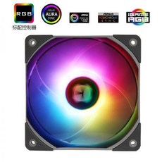 利民Thermalright TL-C12015S 12公分薄扇 PWM ARGB 超薄機殼散熱風扇, 1個