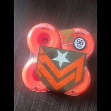 스케이트보드 휠 컷 모양 원뿔 101A 95A 90A 56mm, [04] orange 56 101, 1개