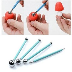 조소용 볼툴 4종세트 클레이도구 점토 공예 조소 도예만들기 DIY, 1개