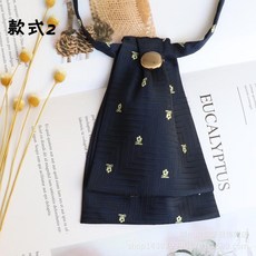 韓版商務工裝銀行正裝職業工作小領巾領帶, M-02