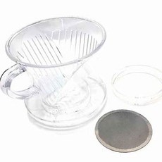 핸드드립드리퍼 빈스업 투명 플라스틱 투웨이 커피 드리퍼 커피드립퍼