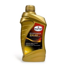 Eurol ECOPOWER 5W-20 全合成引擎機油，適用汽油柴油混合動力引擎，提升燃油效率, 5w20, 1個, 1L