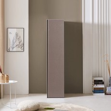 솜씨방가구 로즈모던장롱 문형 쪽장(이단봉형), 카키그레이