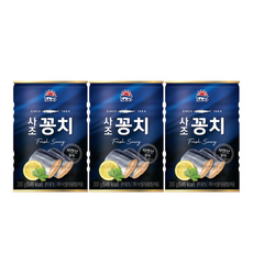 사조 꽁치, 3개, 300g