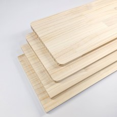 엘피우드 원목 상판 선반 집성목 나무판 판재, 1개, 240x400x18T(라운딩 2면)