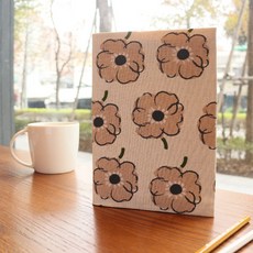 【小花】布書衣 書衣 A6 A5 B6 50K 25K 32K 20K 16k 媽媽手冊, 1個