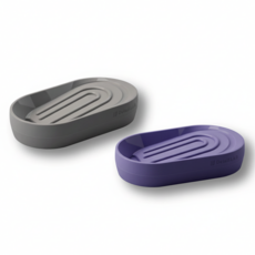 디테일랩 버블핏 비누 받침대 물빠짐 거치대 무타공 실리콘 홀더 욕실 비누곽 트레이 비누걸이 버블링, 스톤그레이