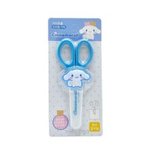 산리오캐릭터즈 안전캡 가위 양손형 빅캐릭터, 시나모롤, 1개