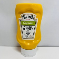 Heinz亨氏 有機黃芥末醬（倒瓶）226g, 1個