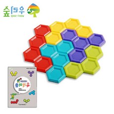 벨모라 사고력 육각퍼즐 세트 칠교만들기 유아퍼즐 칠교모양 칠교교구