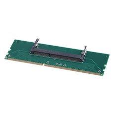 녹색 DDR3 노트북 SO DIMM에서 데스크탑 DIMM 메모리 카드 커넥터 어댑터 컴퓨터 부품 공급 장치 204핀, one piece