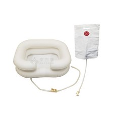 來而康 攜帶式充氣洗頭盆, 攜帶式洗髮槽 附熱水袋 打氣筒, 1個