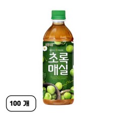 웅진 초록매실, 500ml, 100개
