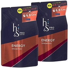 사기 hs for men 샴푸 PRO Series 에너지 리필 300ml × 2 개, 단품, 상세페이지 참조