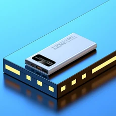 20000mAh 보조베터리 120W 초고속 충전 배터리 XIAOMI 호환 IPhone Samsung Huawei 용 고용량 디지털 디스, 02 20000mAh (2만mAh), 01 White