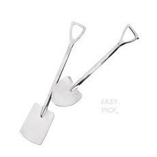 삽모양 디저트 스푼 수저, 삼각삽