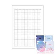 1-2학년용 쓰기노트 8칸 11줄 10권 초등학생공책, 여_랜덤