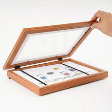 NEW아이픽키핑액자 그림보관액자 그림액자틀 A4사이즈 A3사이즈 8절사이즈 벽걸이액자 아이방꾸미기, NEW Natural